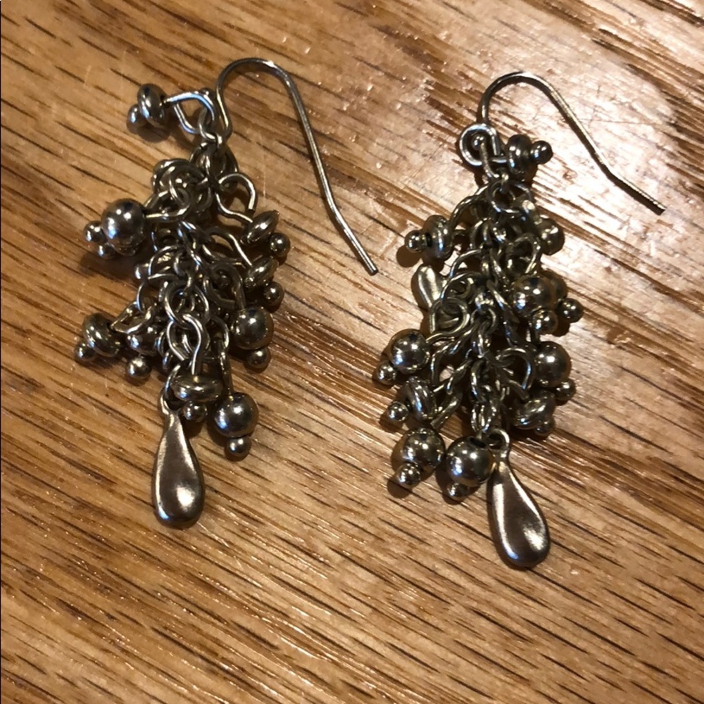 Chico’s sliver toned earrings